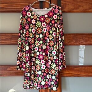 Floral 60s/70s Halloween Costume Hippie Dress